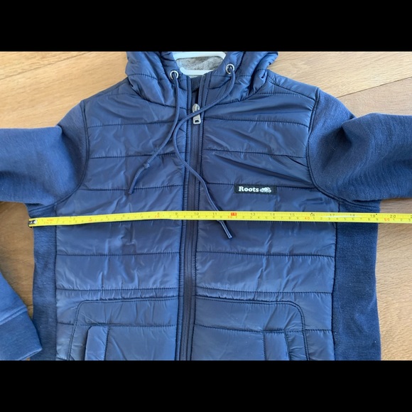 Womens Size S Roots Navy Hooded Jacket - Picture 10 of 13